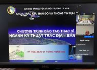 Họp thẩm định cấp Trường chương trình đào tạo thạc sĩ ngành Kỹ thuật Trắc địa Bản đồ 