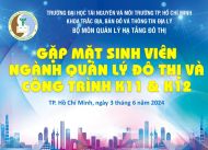 Gặp mặt sinh viên ngành Quản lý đô thị và công trình năm 2024